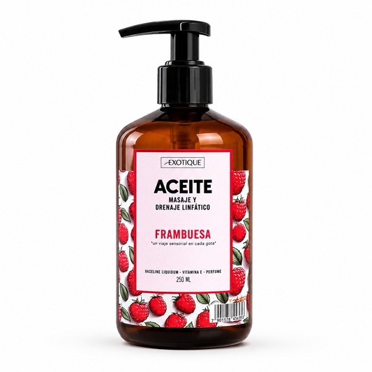 Aceite de Masaje Exotique Frambuesa 250 ml