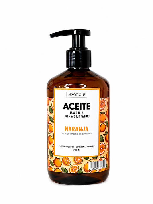 Aceite de Masaje Exotique Naranja 250 ml