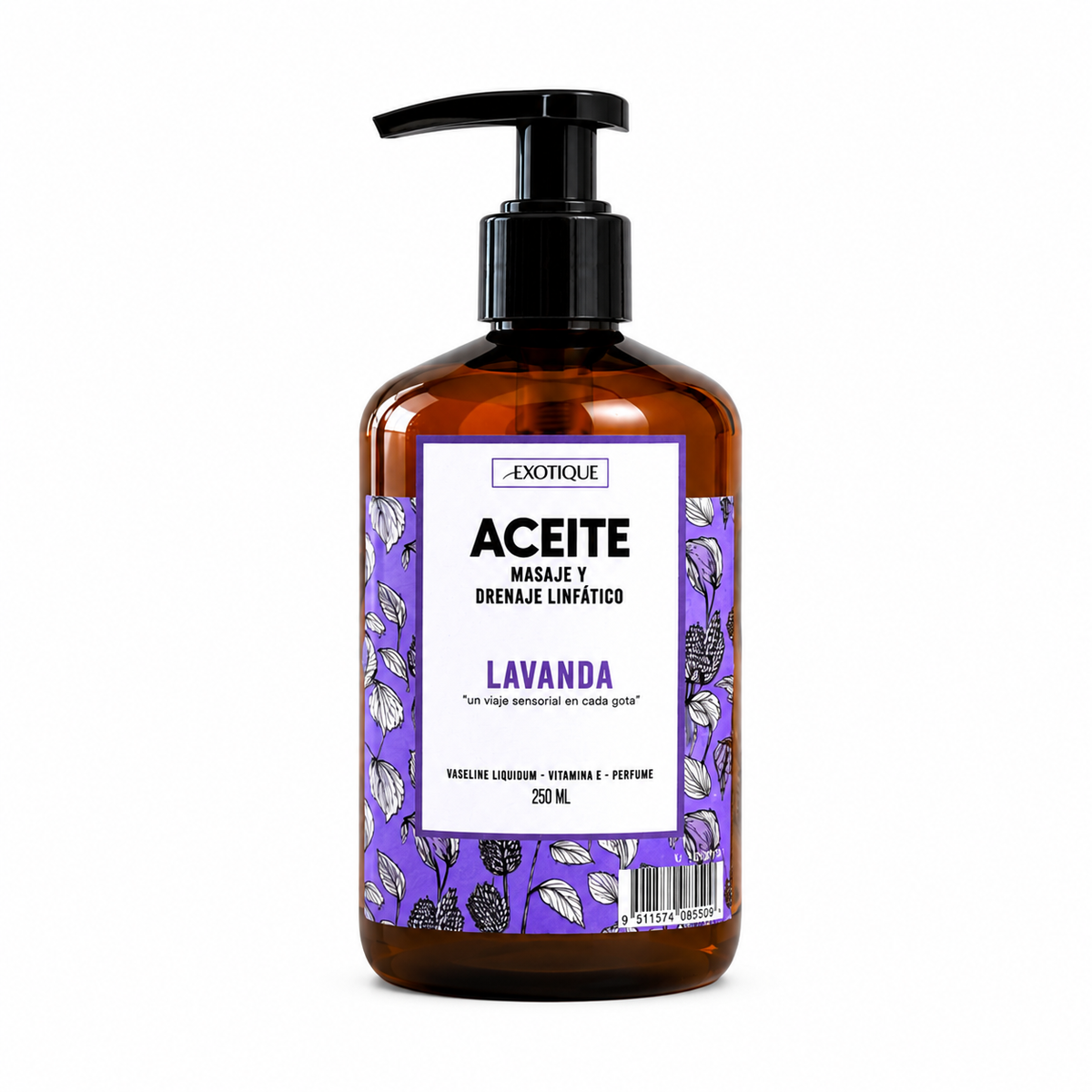 Aceite de Masaje Exotique Lavanda 250 ml